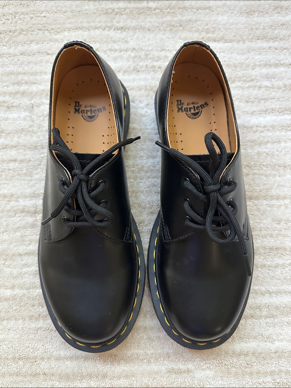 NWOB Dr Martens Air Wair 11837 Shoes Black 3 eye Oxford Size 9 - Picture 9 of 17